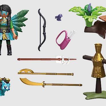 PLAYMOBIL STARTER PACK KNIGHT FAIRY WITH RACCOON