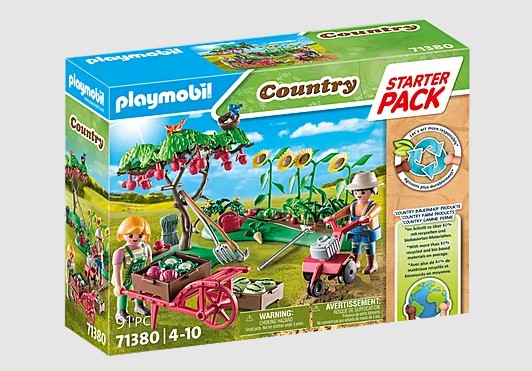 PLAYMOBIL 71443 VEGETABLE GARDEN WITH GRANDPARENTS