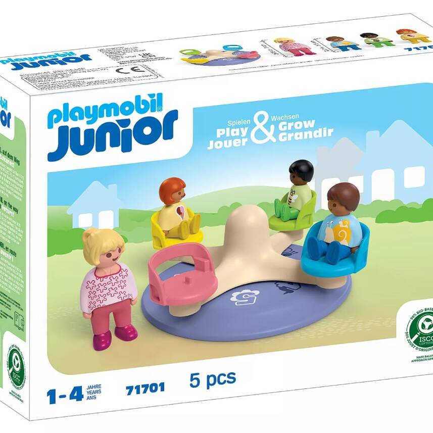 PLAYMOBIL 71701 JUNIOR: NUMBER-MERRY-GO-ROUND