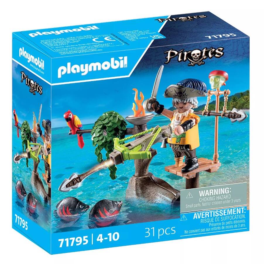 PLAYMOBIL 71795 PIRATE WITH BALLISTA