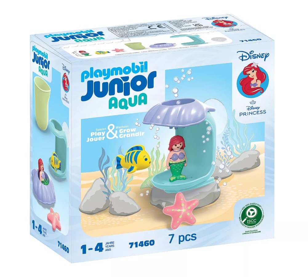PLAYMOBIL 71460 JUNIOR & DISNEY: ARIEL'S SHELL SHOWER