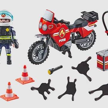 PLAYMOBIL 71466 FIRE MOTORCYCLE