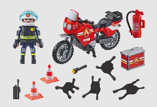 PLAYMOBIL 71466 FIRE MOTORCYCLE