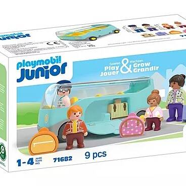 PLAYMOBIL 71682 JUNIOR: AIRPORT SHUTTLE BUS