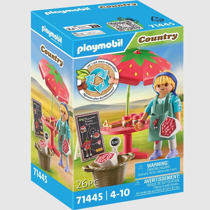 PLAYMOBIL 71445 HOMEMADE STRAWBERRY JAM STALL