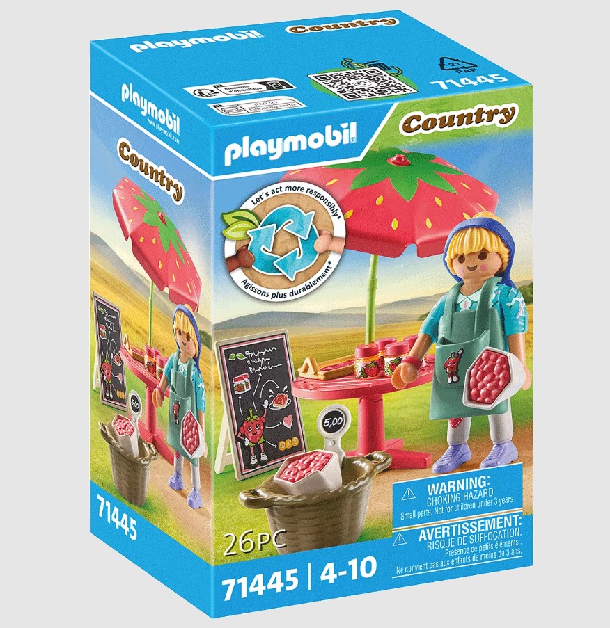 PLAYMOBIL 71445 HOMEMADE STRAWBERRY JAM STALL