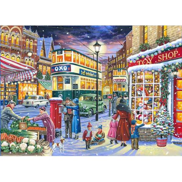 HOP 1000 Piece Jigsaw - No 19. Catching The Train