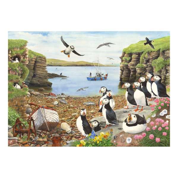 HOP JIGSAW BIG 500 - PUFFIN PARADE