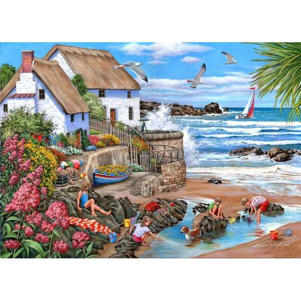 HOP 1000 Piece Jigsaw - SEASPRAY COTTAGES