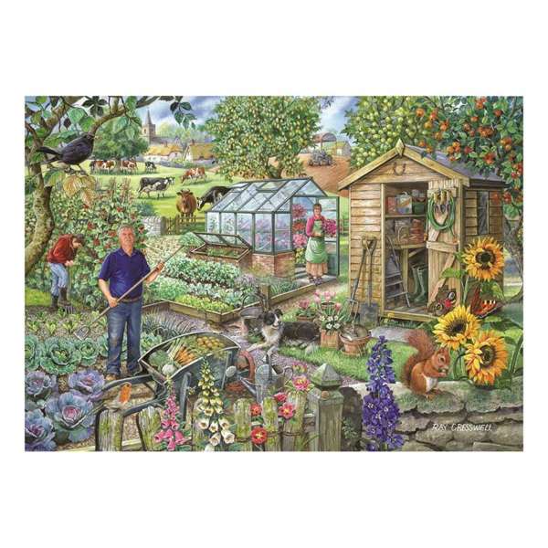 HOP Jigsaw At The Allotment Big 500 Puzzle