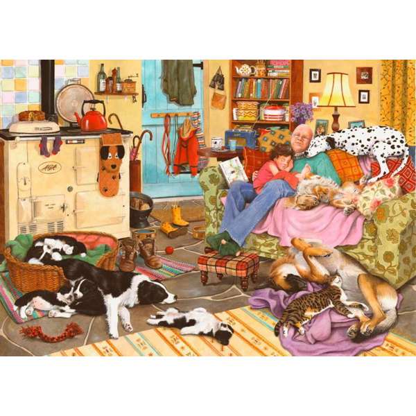 HOP JIGSAW 1000 - DOG TIRED