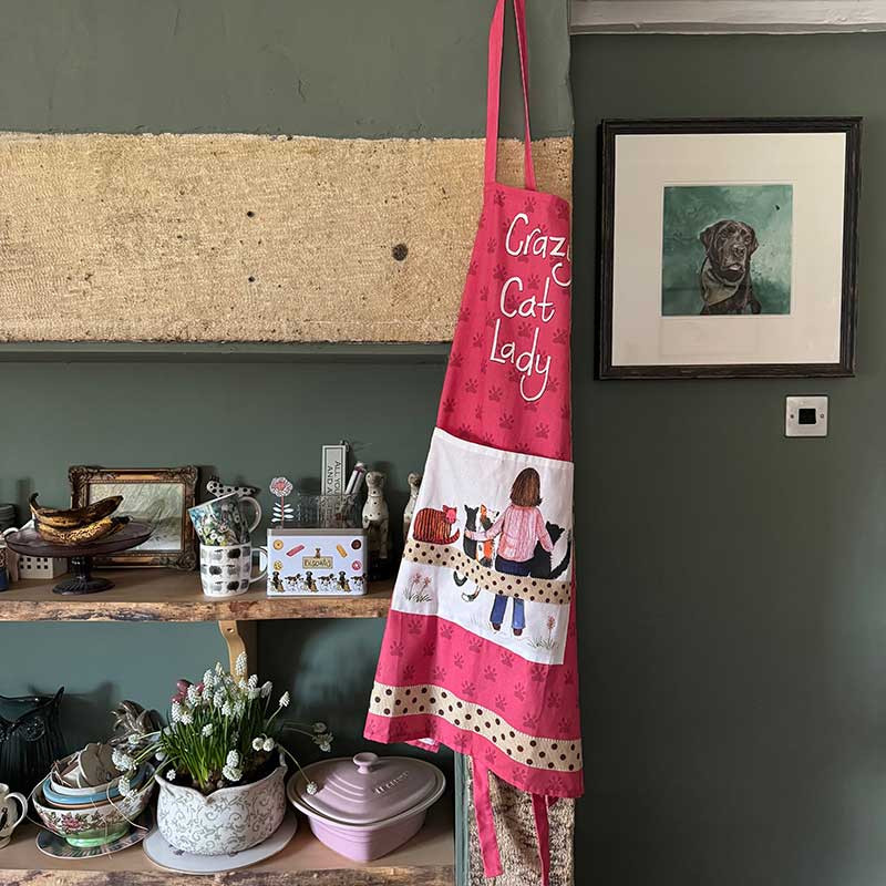 CRAZY CAT LADY APRON