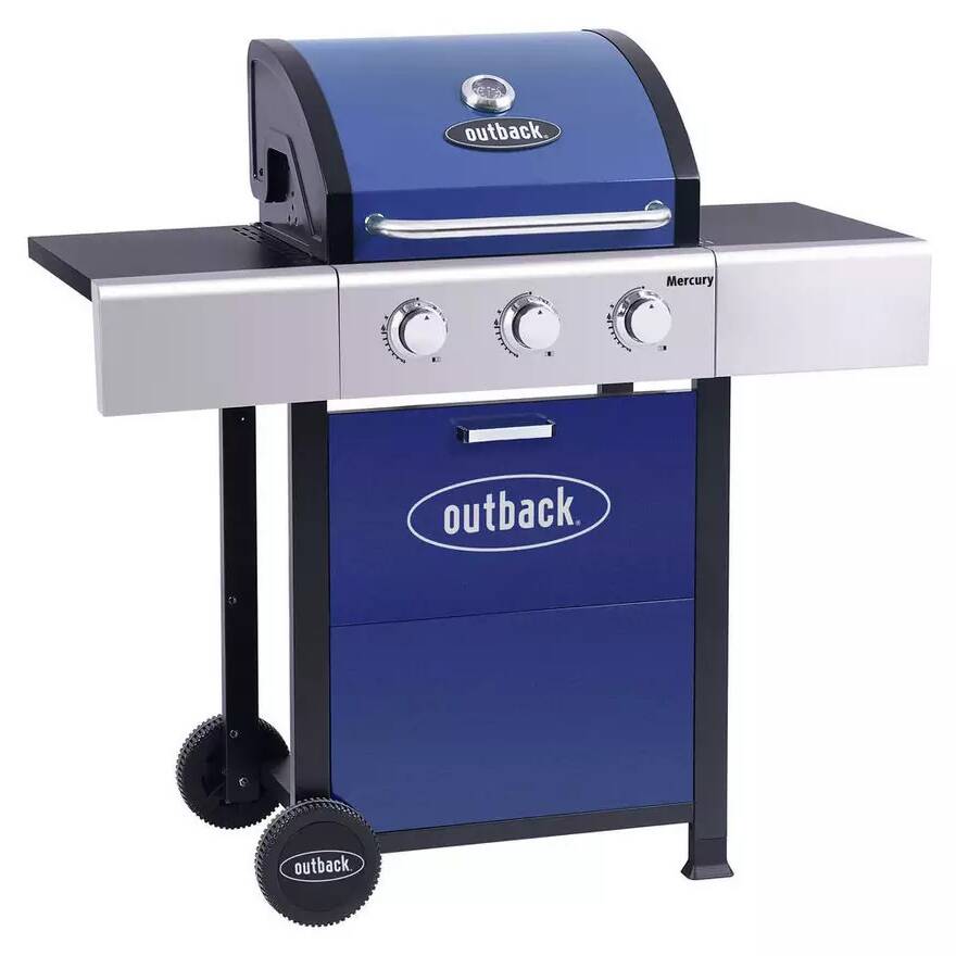 Outback Mercury Blue 3 Burner