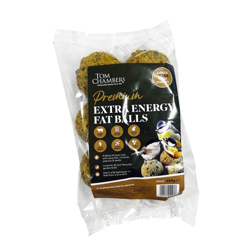 Tom Chambers Premium Extra Energy Fat Balls 6 Pack
