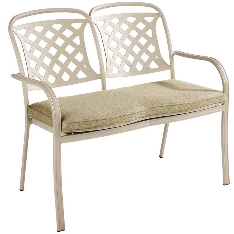 Berkeley High Back Bench - Wheat